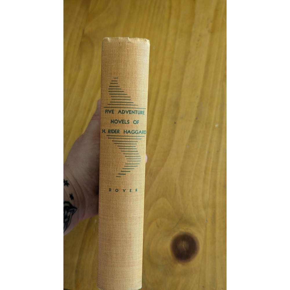 Five Adventure Novels of H Rider Haggard 1951 Dover Hardcover of‎